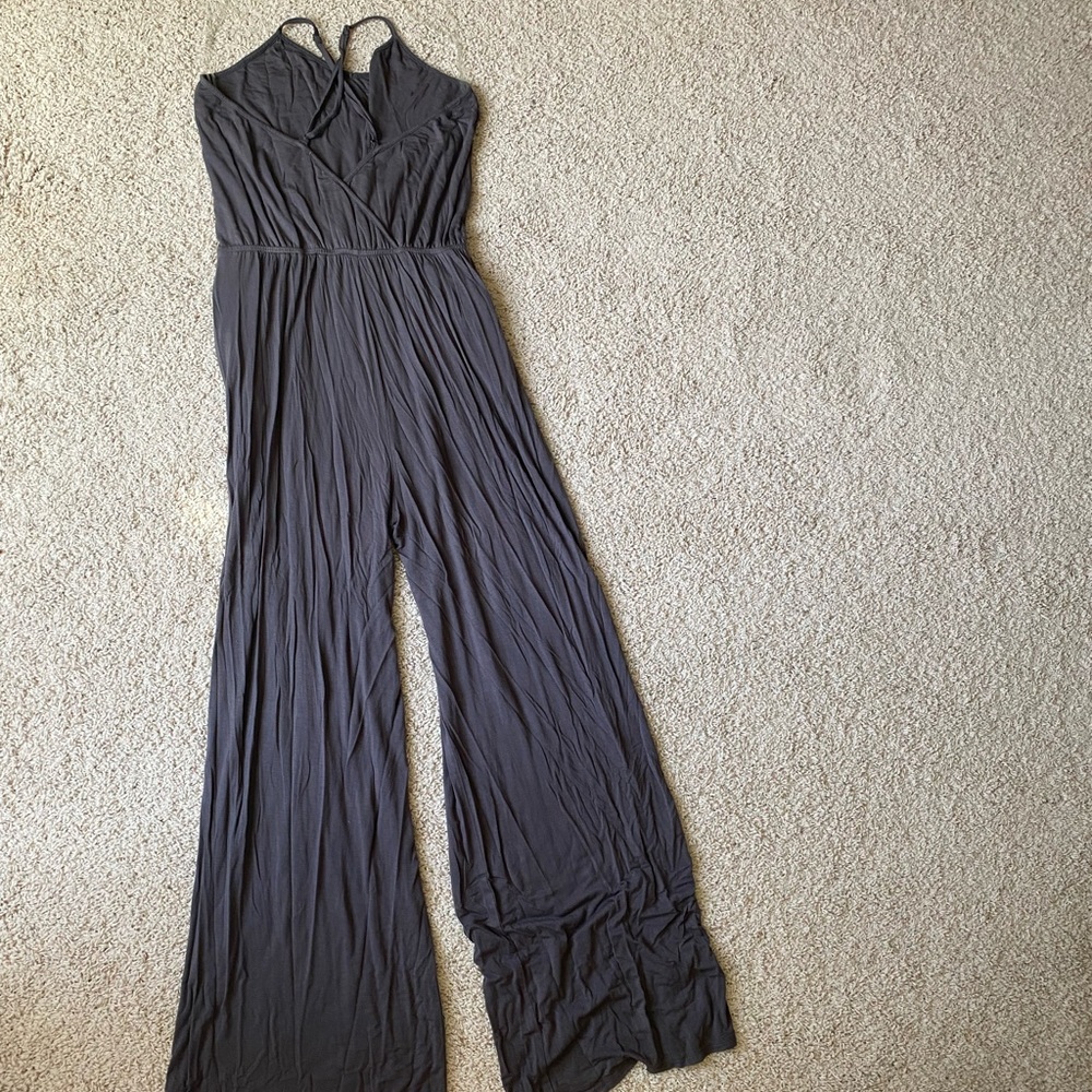 Womens gray jumpsuit